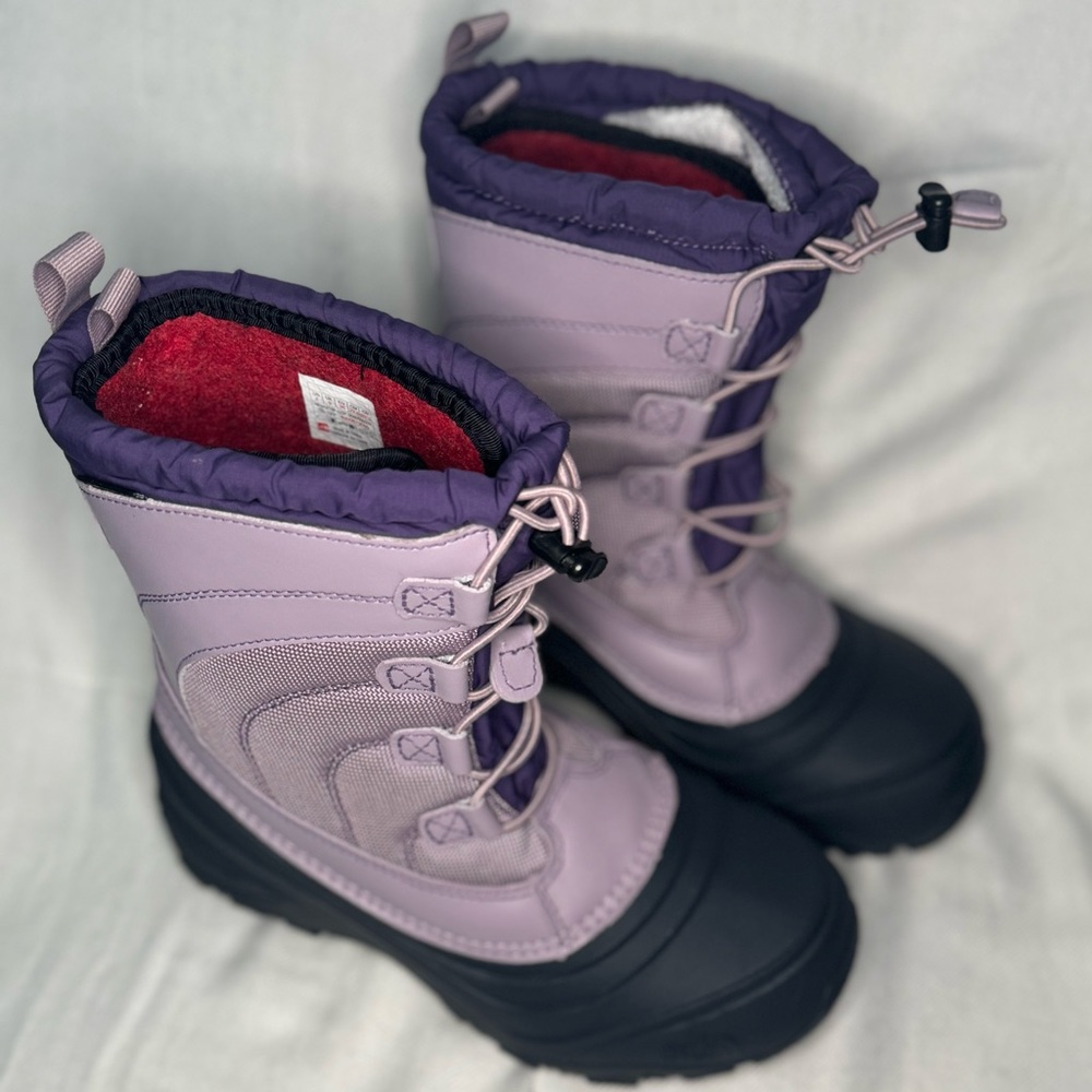 The North Face Alpenglow IV kids winter waterproof boots New with box size US4